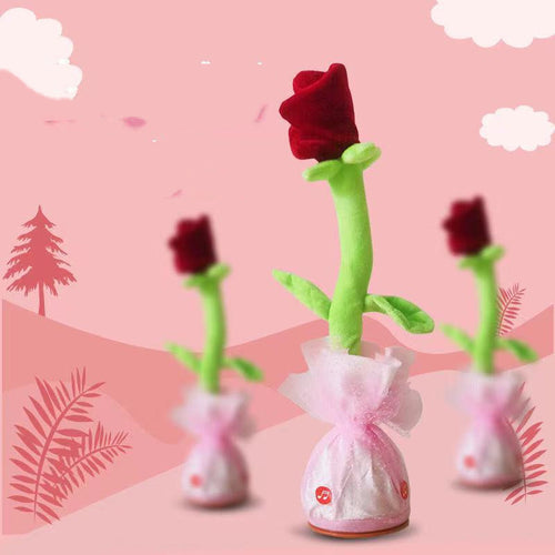 Twisting & Swinging Plush Rose Doll