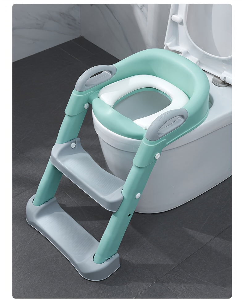 Kids Toilet Training Seat with Step Ladder – Adjustable Toddler Potty Chair
