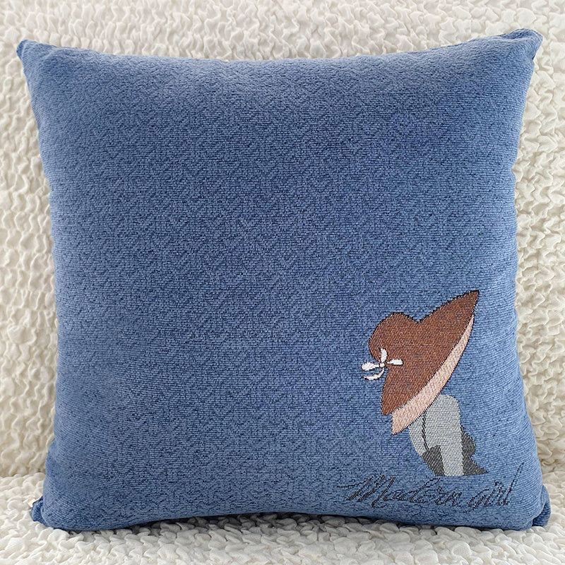 Modern Square Throw Pillow Cover – Soft Fabric, 45 × 45 cm
