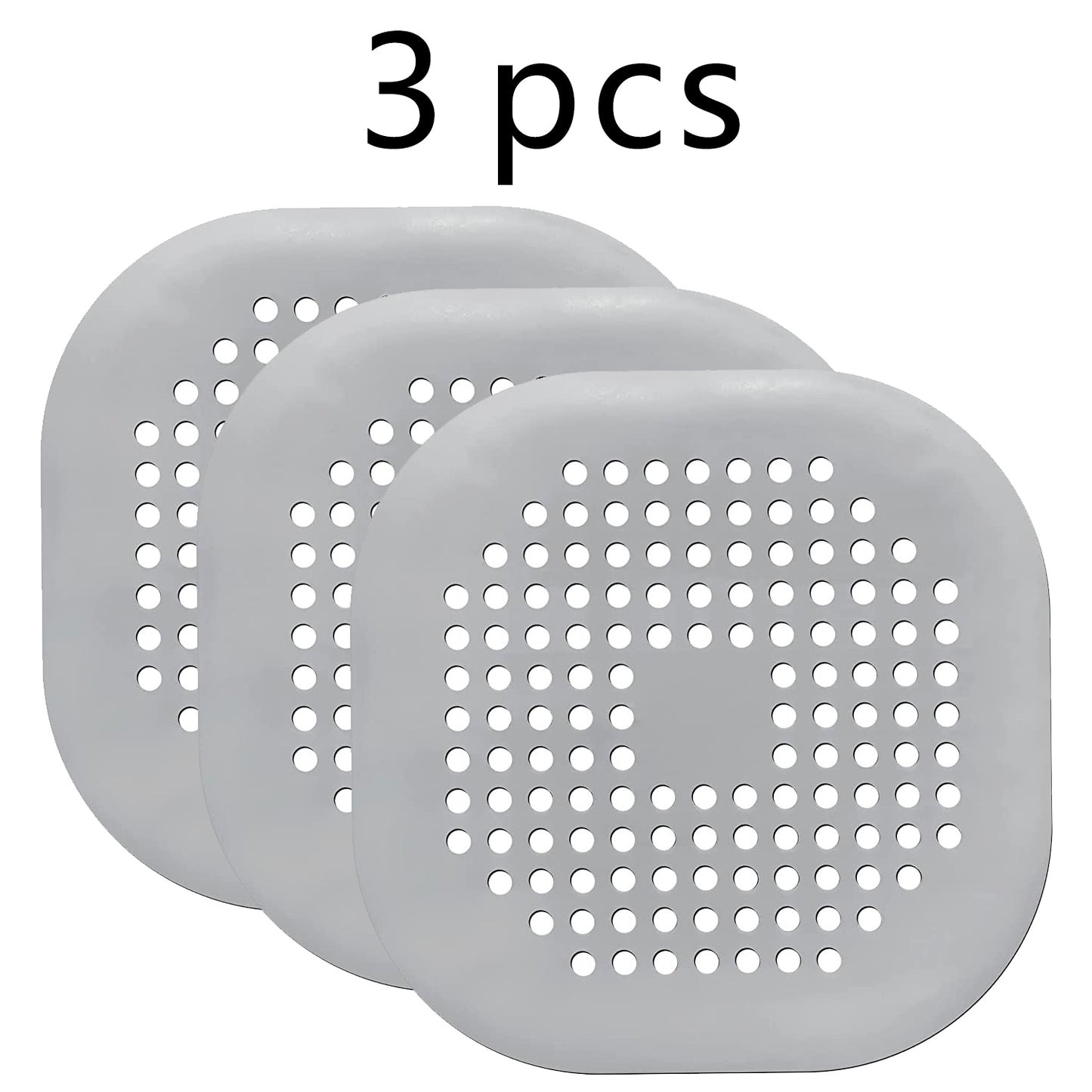 Silicone Drain Protector for Bathroom & Kitchen — Anti-Clog Hair Catcher for Shower, Sink & Bathtub, Non-Slip Easy Clean Filter (1pc or 4pcs)