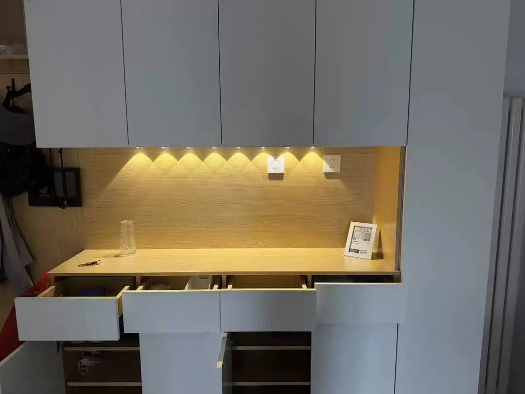 Wireless Ultra-Thin Motion Sensor LED Cabinet Light – USB Rechargeable, Dimmable, 3 Colors