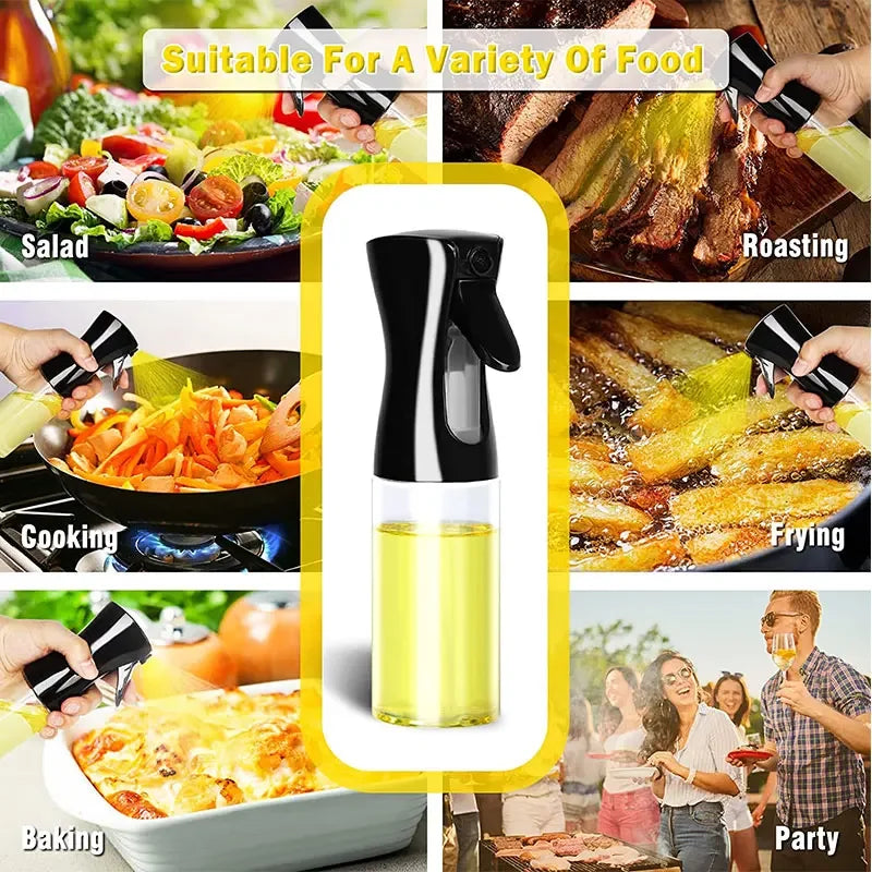 Oil Spray Bottle – Olive Oil Sprayer for BBQ, Cooking, Baking, Vinegar & Kitchen Use