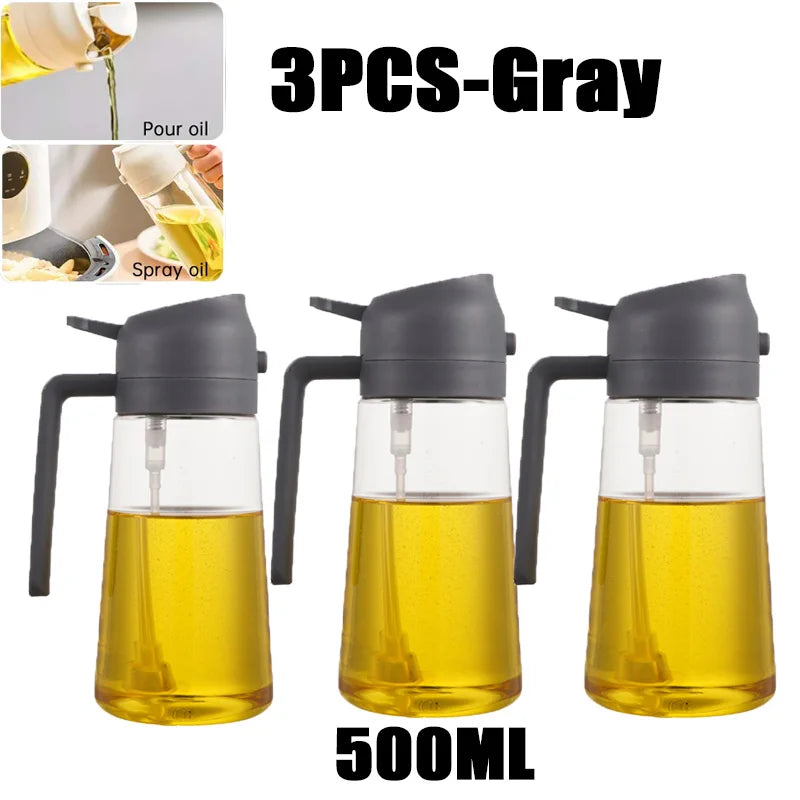 Oil Spray Bottle – Olive Oil Sprayer for BBQ, Cooking, Baking, Vinegar & Kitchen Use