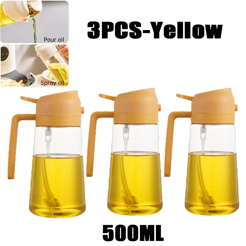 Oil Spray Bottle – Olive Oil Sprayer for BBQ, Cooking, Baking, Vinegar & Kitchen Use
