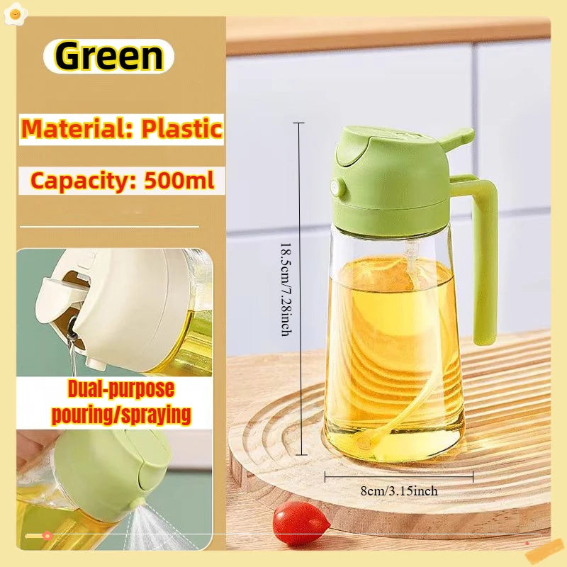 Oil Spray Bottle – Olive Oil Sprayer for BBQ, Cooking, Baking, Vinegar & Kitchen Use