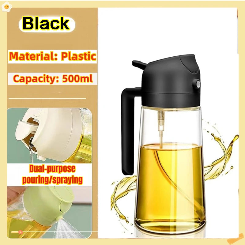 Oil Spray Bottle – Olive Oil Sprayer for BBQ, Cooking, Baking, Vinegar & Kitchen Use