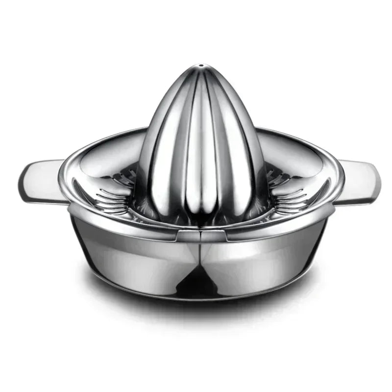 Stainless Steel Fruit & Lemon Juicer – Portable Manual Citrus Press