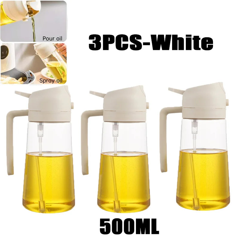 Oil Spray Bottle – Olive Oil Sprayer for BBQ, Cooking, Baking, Vinegar & Kitchen Use