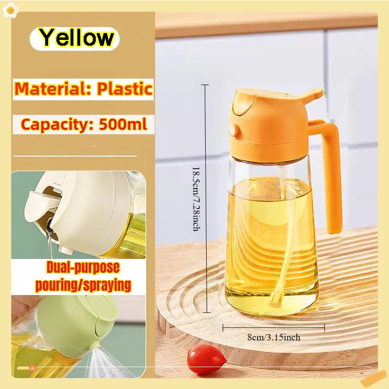 Oil Spray Bottle – Olive Oil Sprayer for BBQ, Cooking, Baking, Vinegar & Kitchen Use