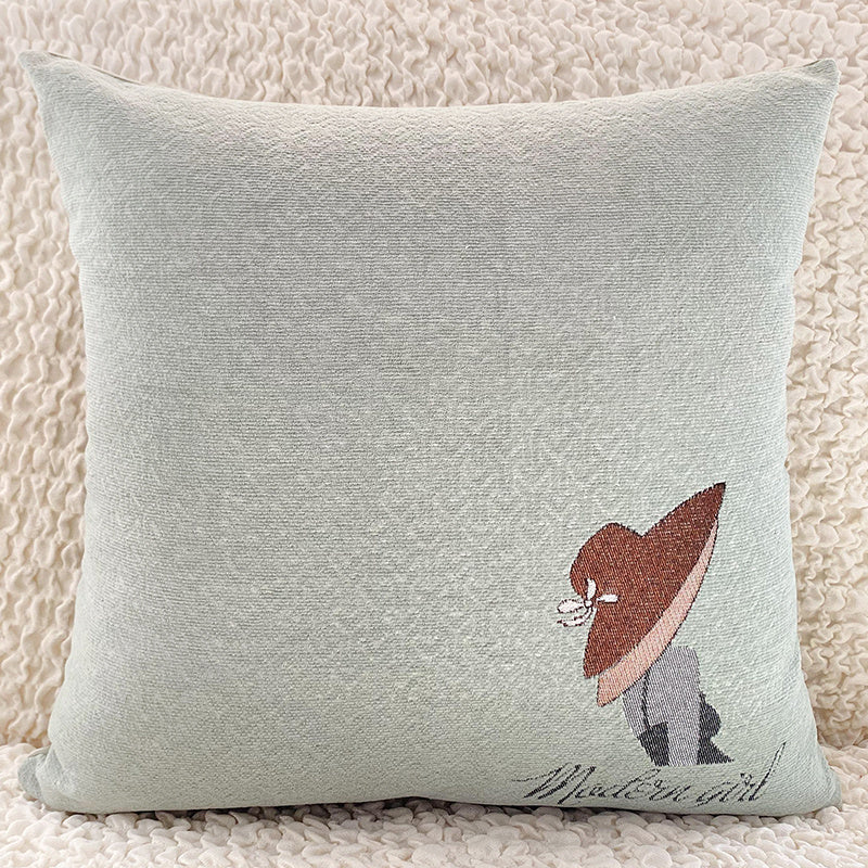 Modern Square Throw Pillow Cover – Soft Fabric, 45 × 45 cm