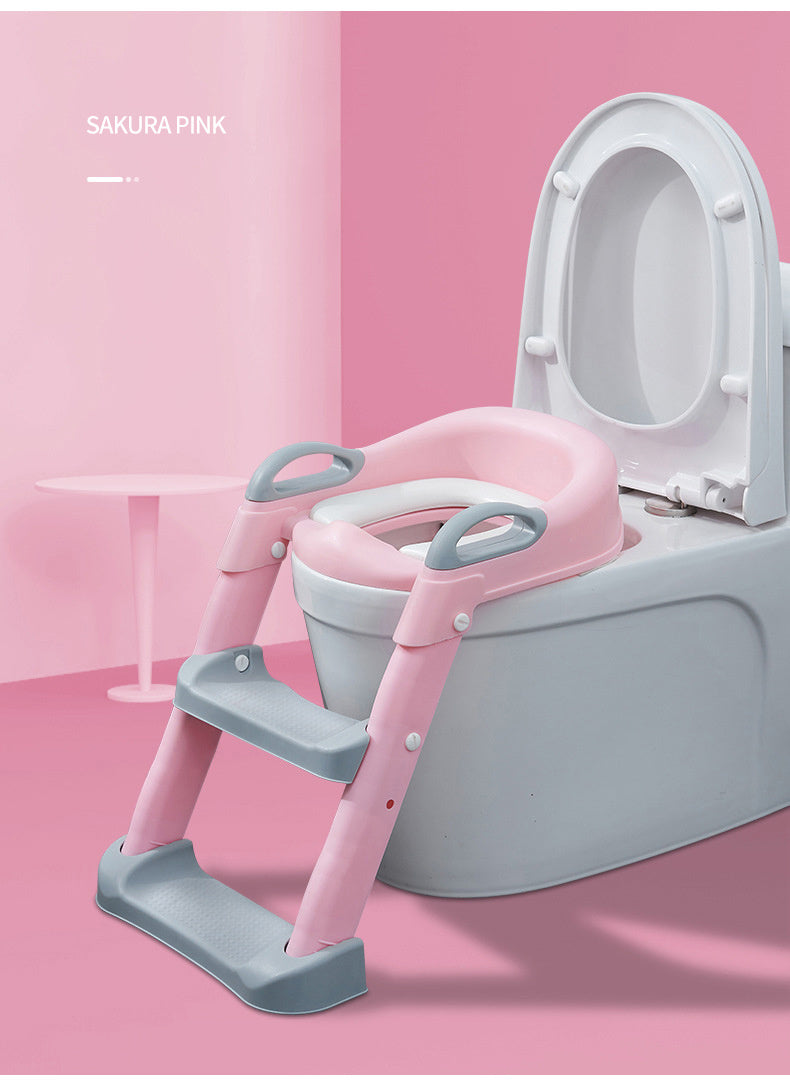 Kids Toilet Training Seat with Step Ladder – Adjustable Toddler Potty Chair