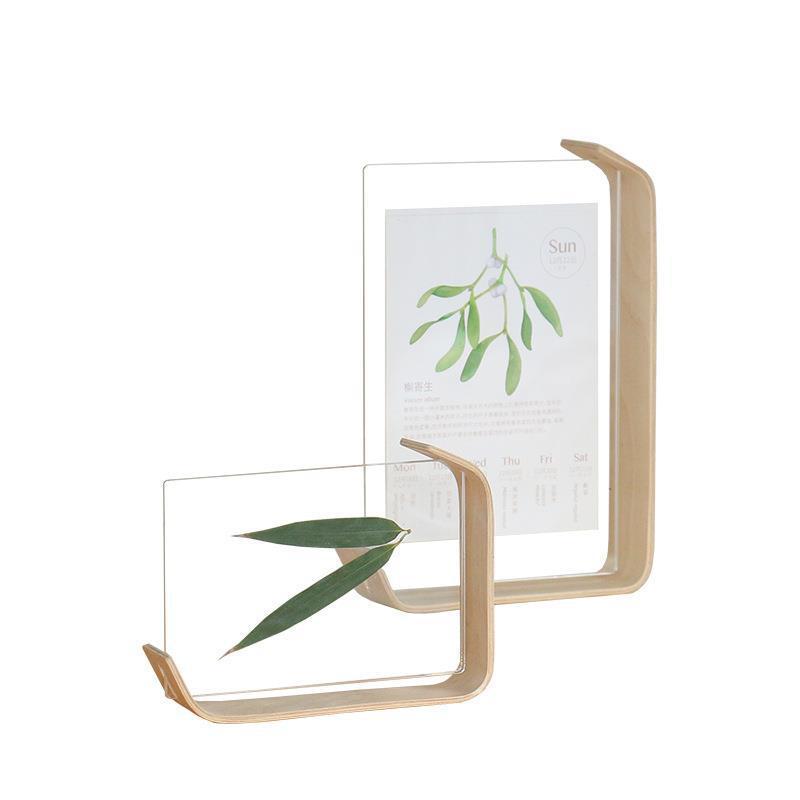 Acrylic Wooden Herbarium Photo Frame