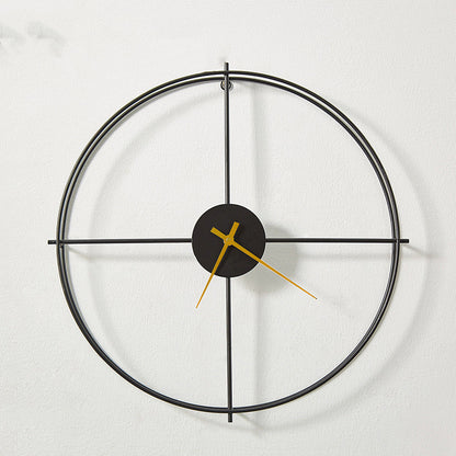 Scandinavian Iron Art Wall Clock