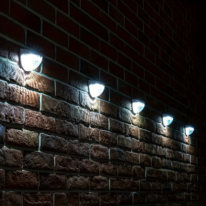 Solar Fence & Deck Lights – Waterproof Outdoor LED Wall Lamps