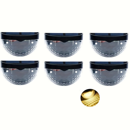 Solar Fence & Deck Lights – Waterproof Outdoor LED Wall Lamps
