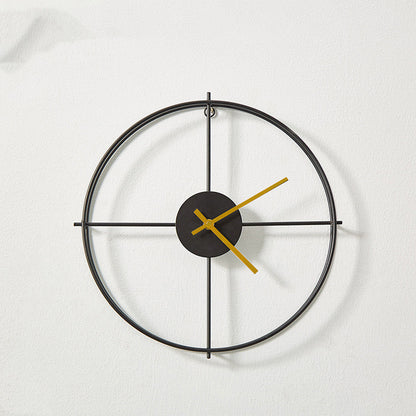 Scandinavian Iron Art Wall Clock