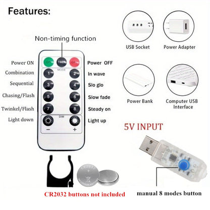 600 LED Curtain String Lights – 6m x 3m USB Fairy Lights with Remote Control | Wedding, Christmas, Ramadan & Home Décor