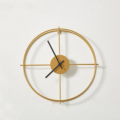 Scandinavian Iron Art Wall Clock