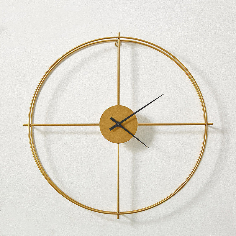 Scandinavian Iron Art Wall Clock