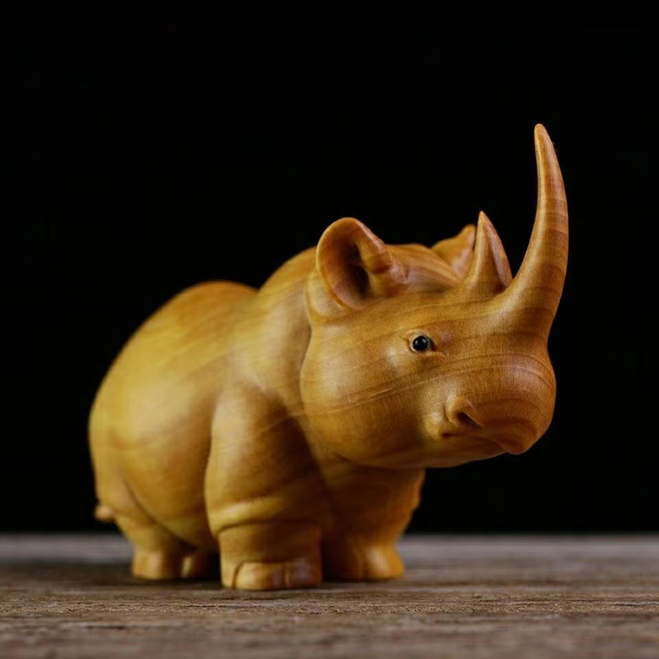 Handcrafted Wooden Animal Figurines – Africa’s Three Treasures
