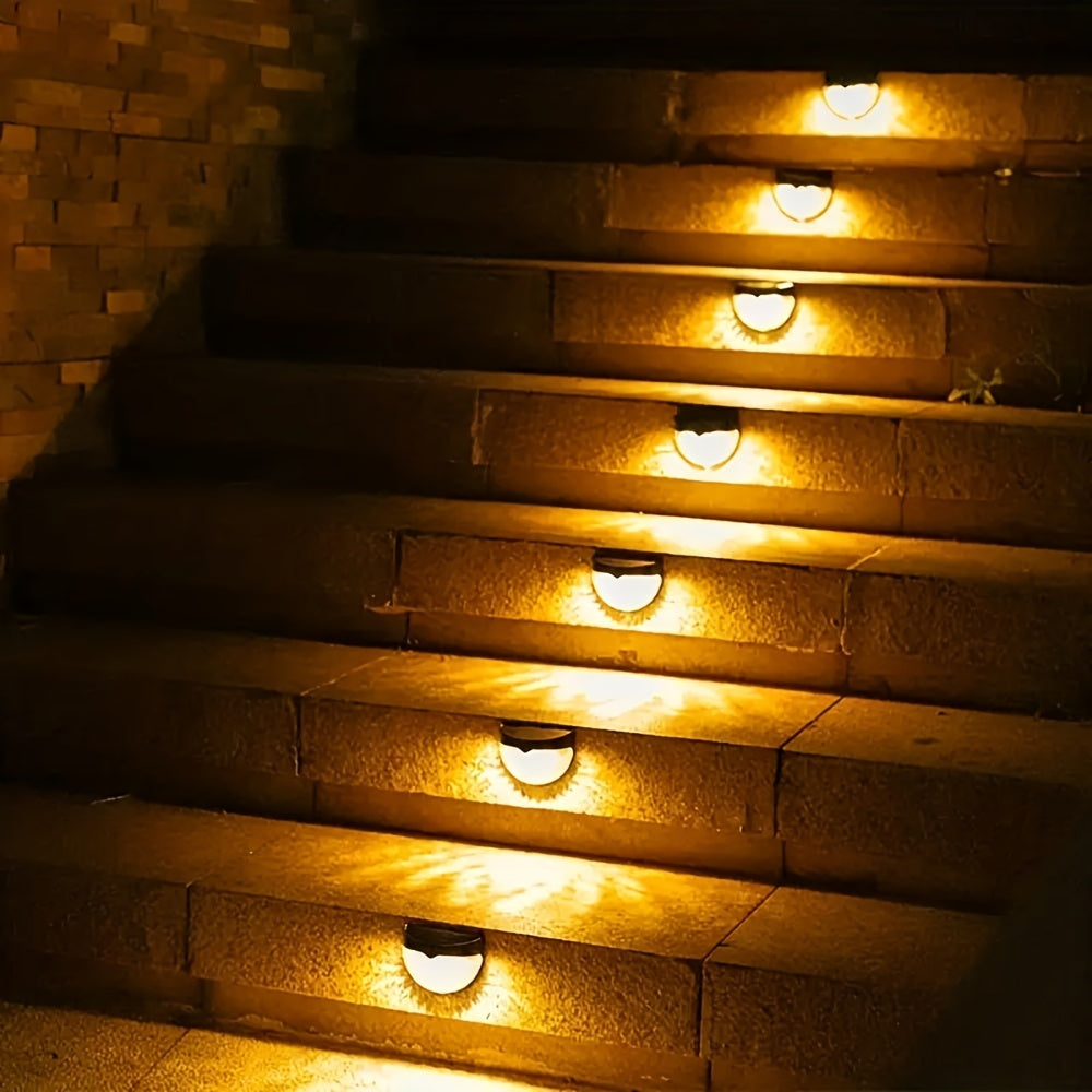 Solar Fence & Deck Lights – Waterproof Outdoor LED Wall Lamps