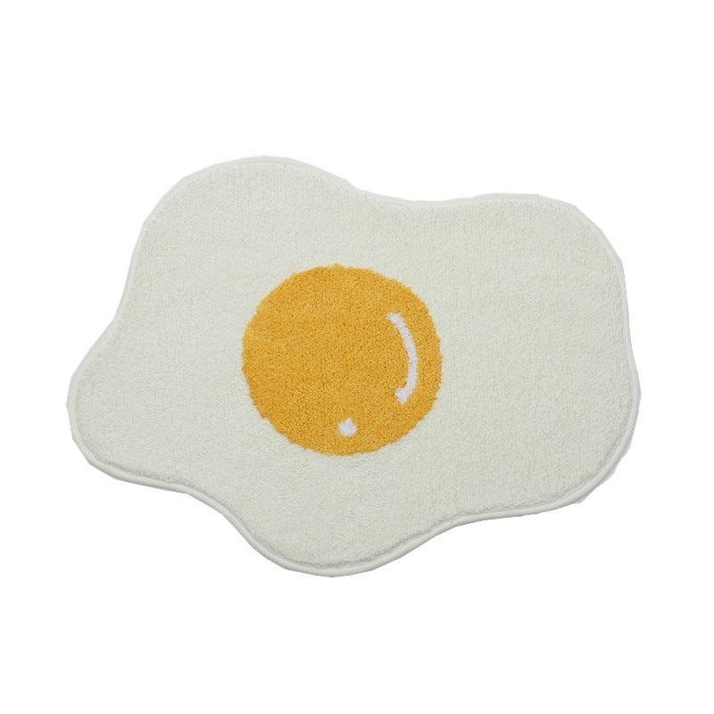 Funny Egg Shaped Entrance Rug