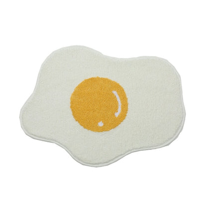 Funny Egg Shaped Entrance Rug
