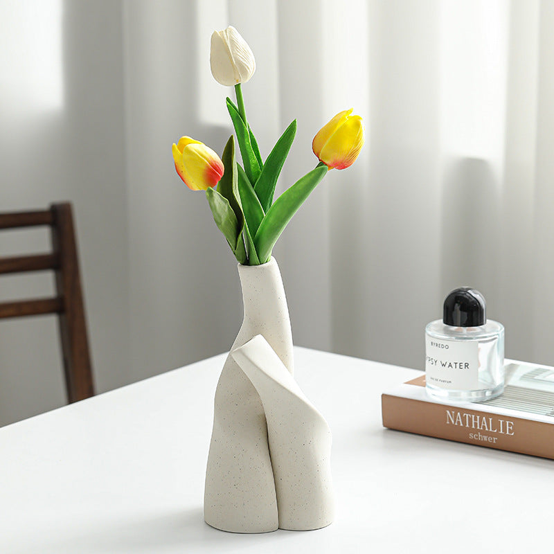 Nordic Ceramic Double-Shaped Vase