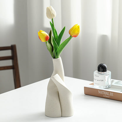 Nordic Ceramic Double-Shaped Vase