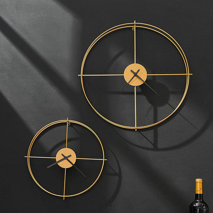 Scandinavian Iron Art Wall Clock