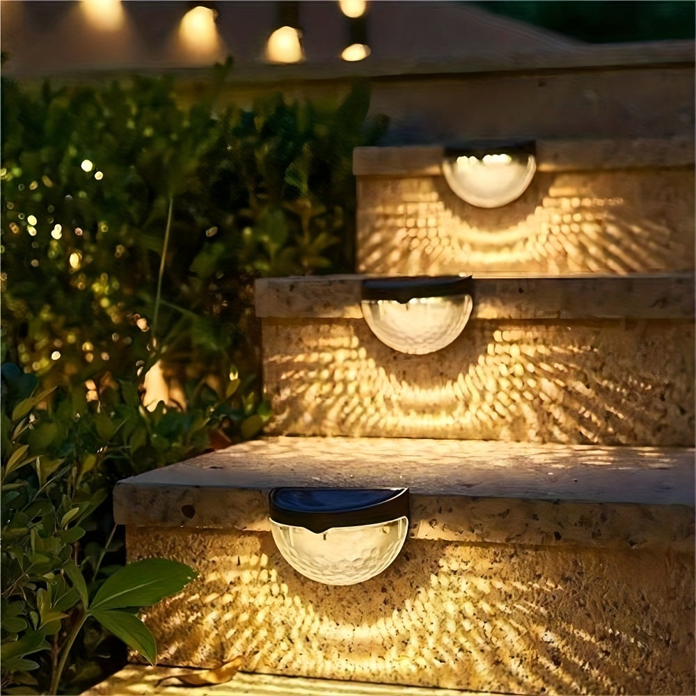 Solar Fence & Deck Lights – Waterproof Outdoor LED Wall Lamps