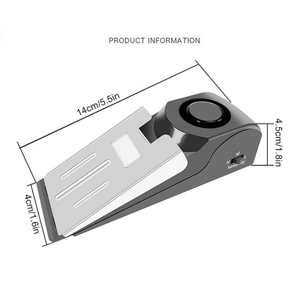 Portable Door Stop Alarm – Travel Security Device for Home, Apartment & Hotel