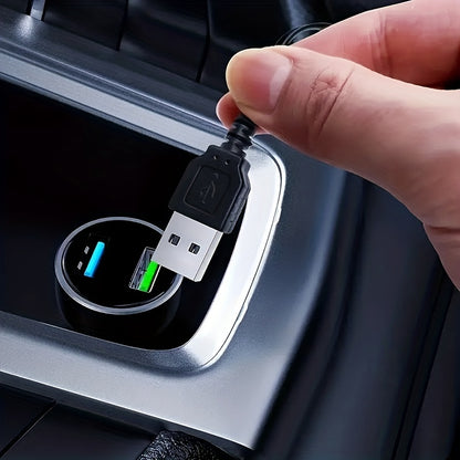 Blue LED Car Interior Light Strip – Flexible USB Neon Rope for Cars, Bedroom & Party Decor