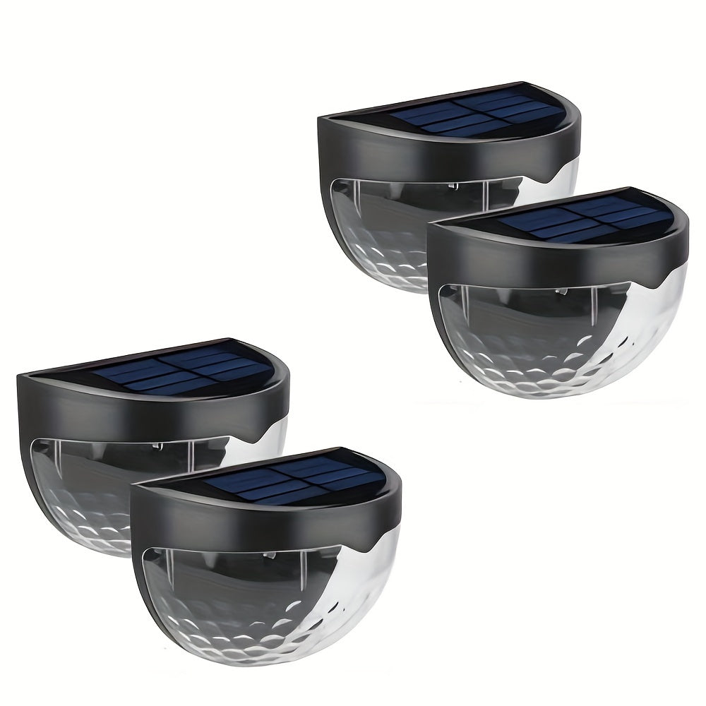 Solar Fence & Deck Lights – Waterproof Outdoor LED Wall Lamps