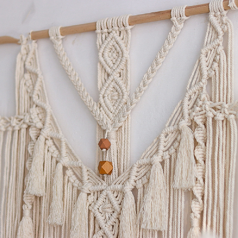 Handmade Cotton Rope Tassel Tapestry
