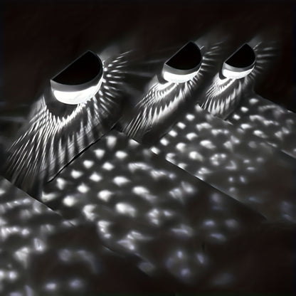 Solar Fence & Deck Lights – Waterproof Outdoor LED Wall Lamps