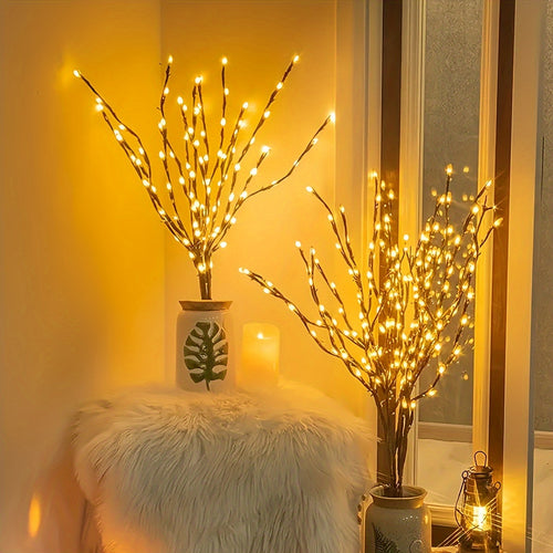 20 LED Branch Lights – Battery Powered Fairy Lights for Indoor Decoration, Weddings, Christmas, Birthdays & Home Decor