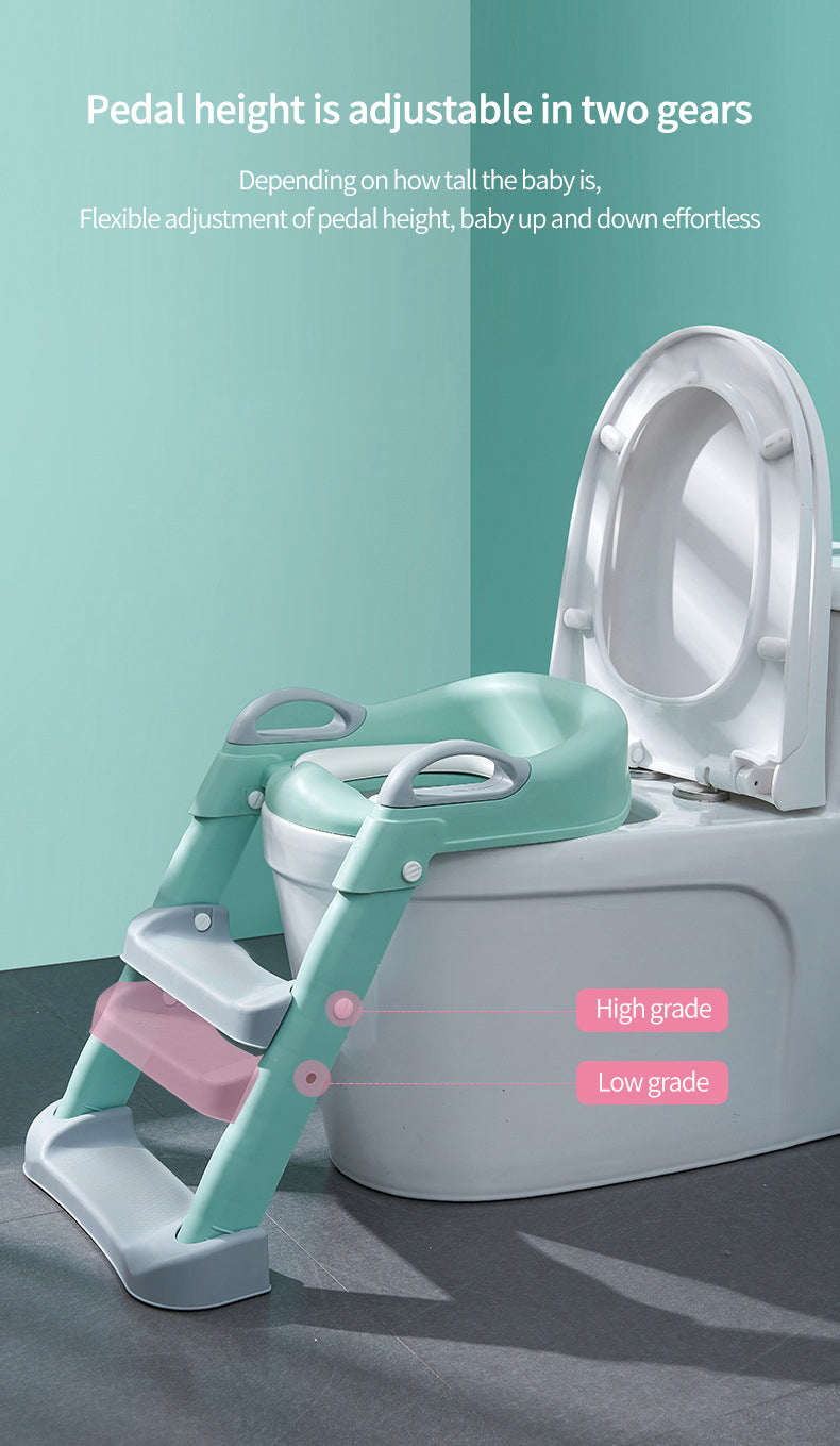 Kids Toilet Training Seat with Step Ladder – Adjustable Toddler Potty Chair