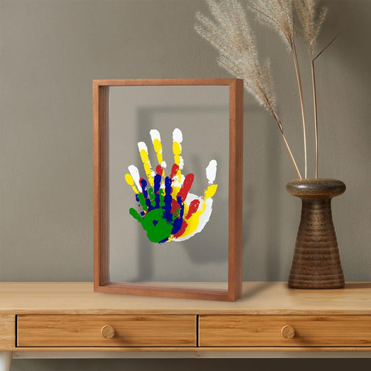 DIY Handprint Photo Frame Souvenir