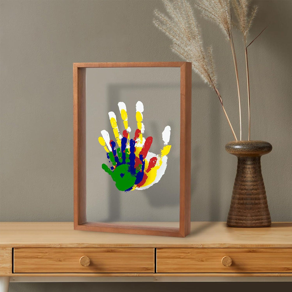 DIY Handprint Photo Frame Souvenir