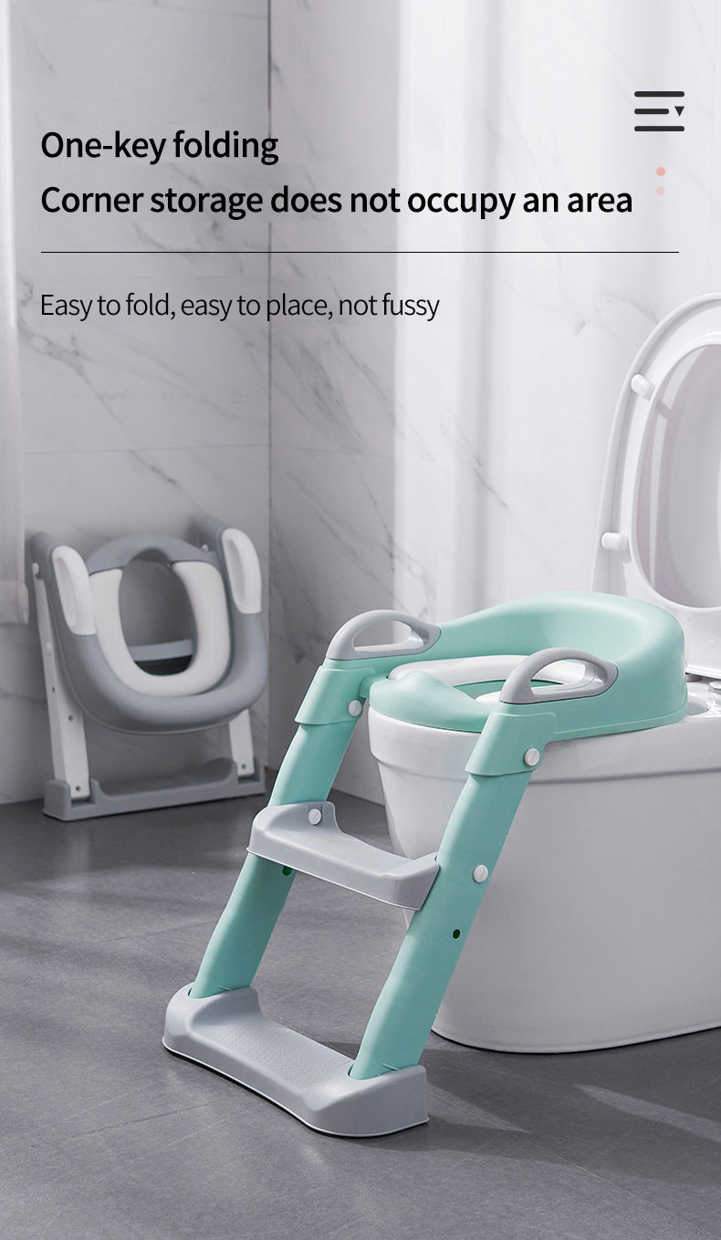 Kids Toilet Training Seat with Step Ladder – Adjustable Toddler Potty Chair
