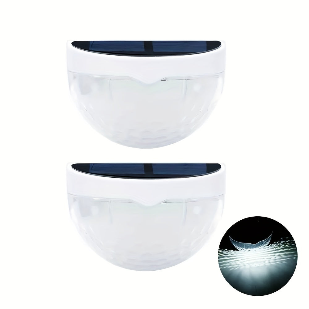 Solar Fence & Deck Lights – Waterproof Outdoor LED Wall Lamps