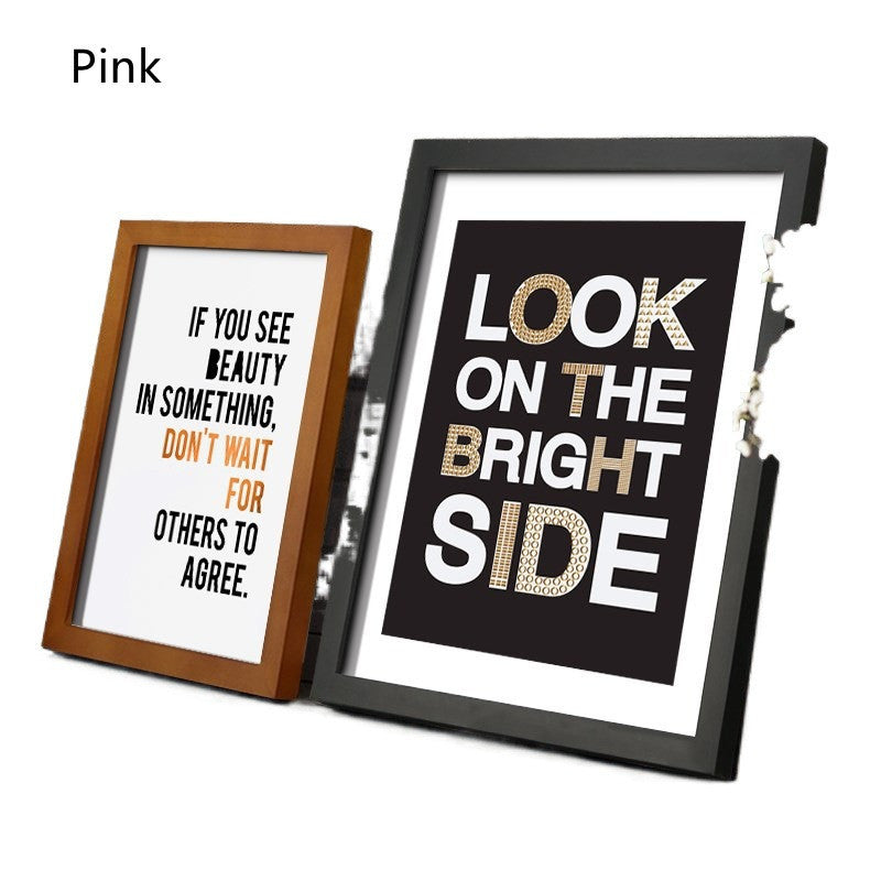 Solid Wood Rectangular Photo Frame