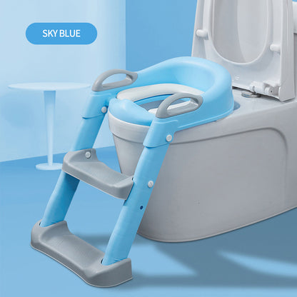 Kids Toilet Training Seat with Step Ladder – Adjustable Toddler Potty Chair