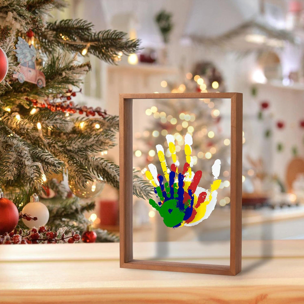 DIY Handprint Photo Frame Souvenir