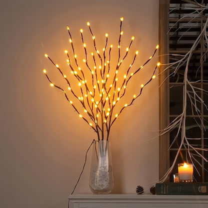 20 LED Branch Lights – Battery Powered Fairy Lights for Indoor Decoration, Weddings, Christmas, Birthdays & Home Decor