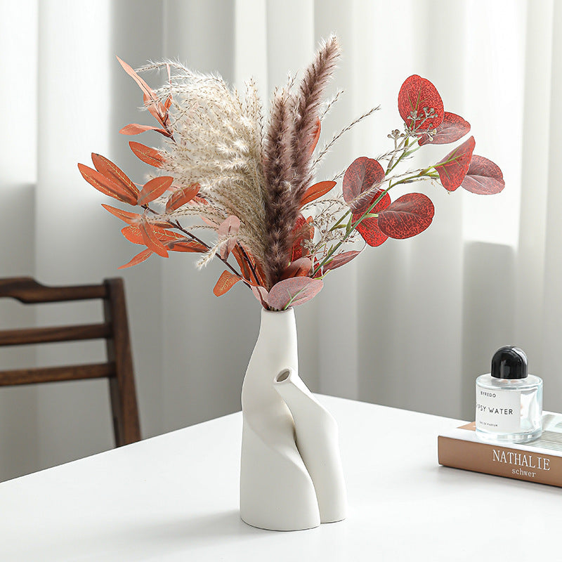 Nordic Ceramic Double-Shaped Vase