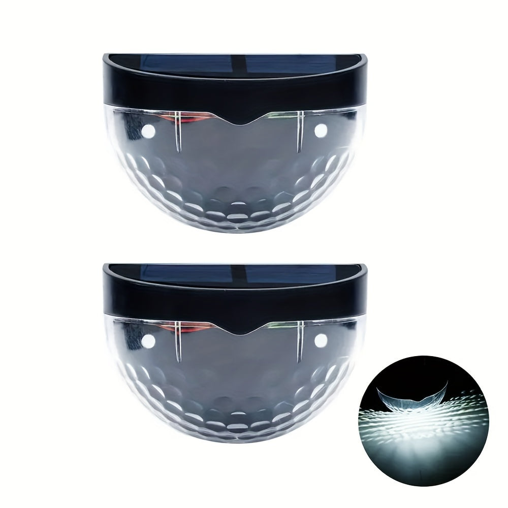 Solar Fence & Deck Lights – Waterproof Outdoor LED Wall Lamps