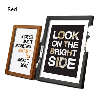 Solid Wood Rectangular Photo Frame
