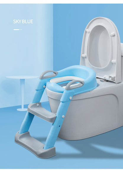 Kids Toilet Training Seat with Step Ladder – Adjustable Toddler Potty Chair